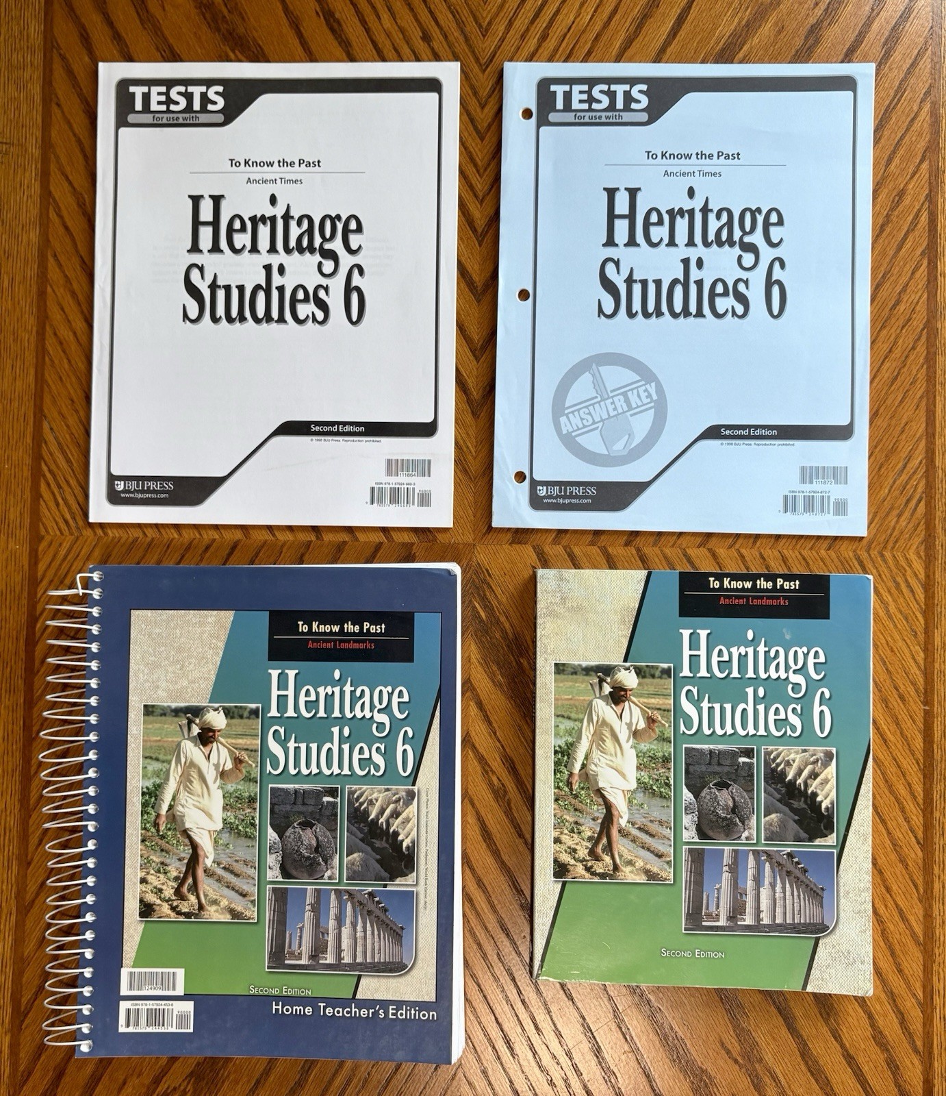 BJU Press Heritage Studies 6 Second Edition Home Teacher’s Edition, Tests, Answ…