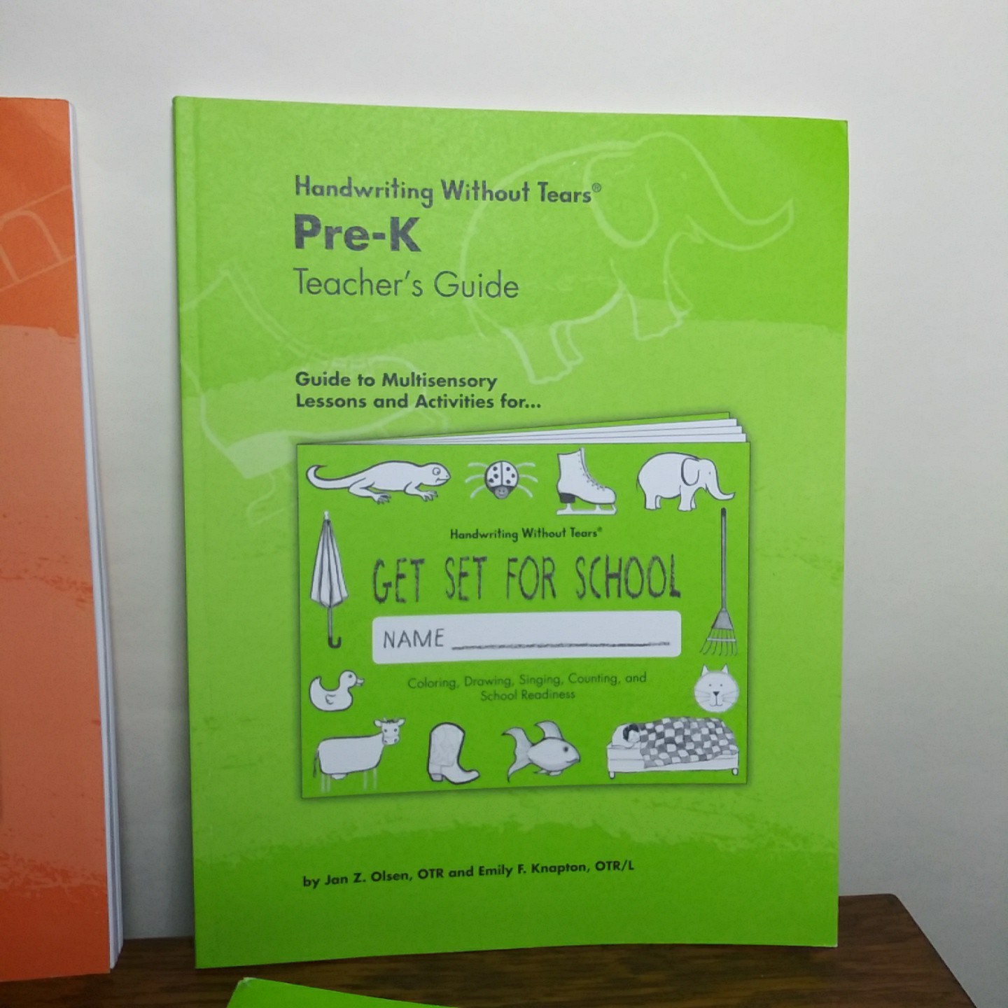 Handwriting Without Tears 4 Books Teacher Student Workbooks Math Foam Fractions