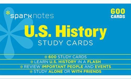 Sparknotes Study Cards: U. S. History Study Cards (Cards,Flash Cards)