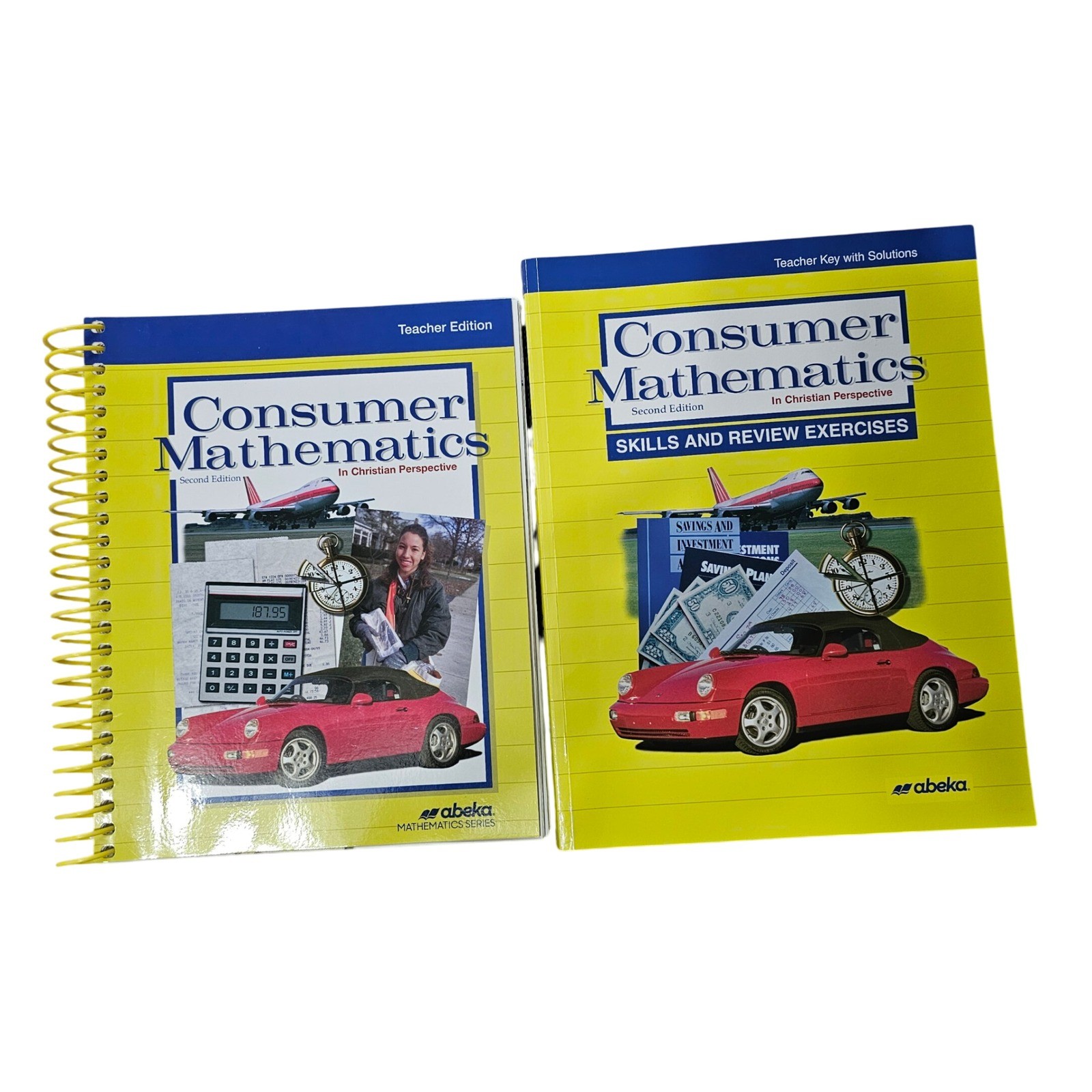 Abeka Homeschool Consumer Mathematics Second Edition Teacher Edition & Key Set