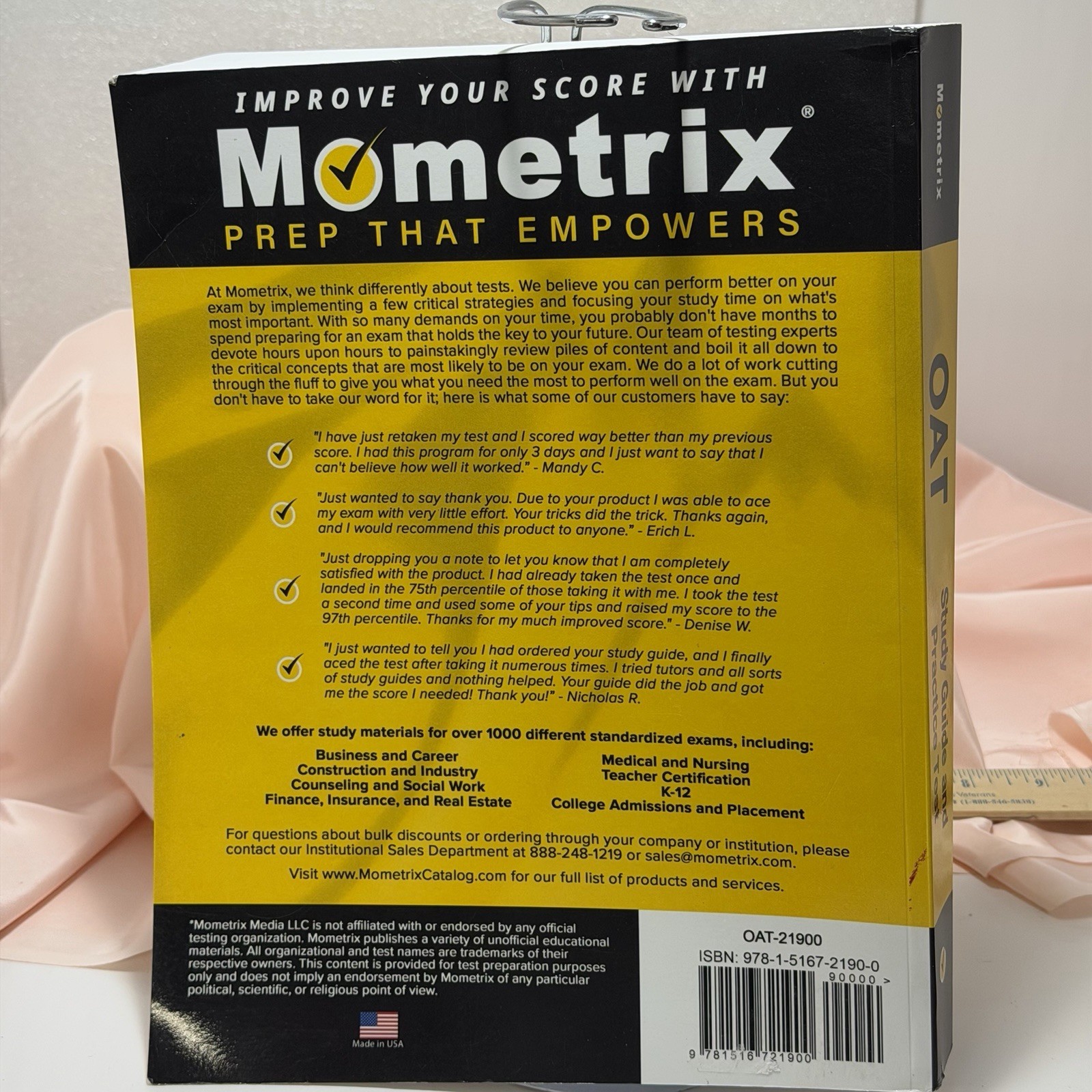Mometrix Test Prep 2023-24 OAT Admission Test Study Materials & Practice exam