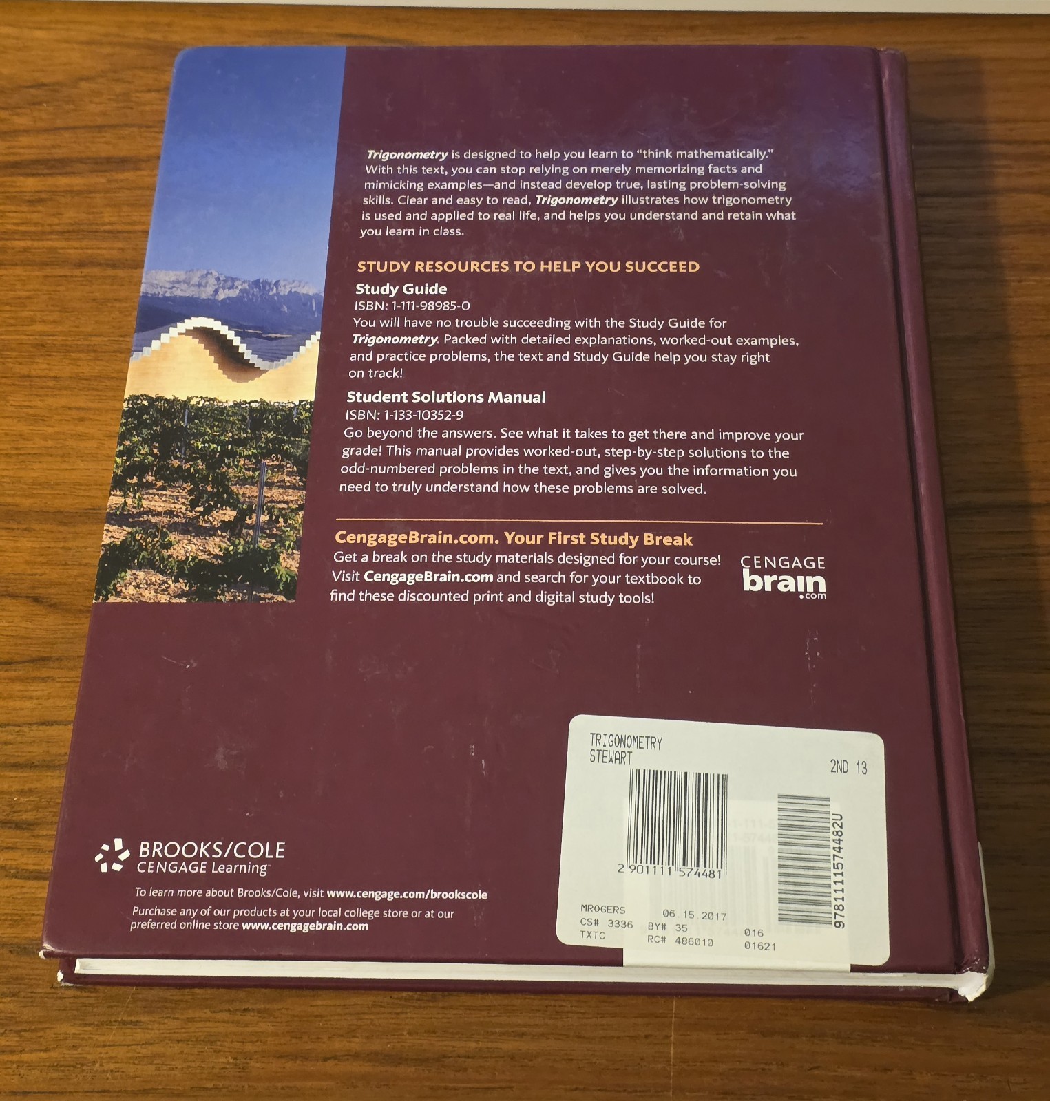 “Trigonometry 2E” Various Authors, Cenage Learning, 2013