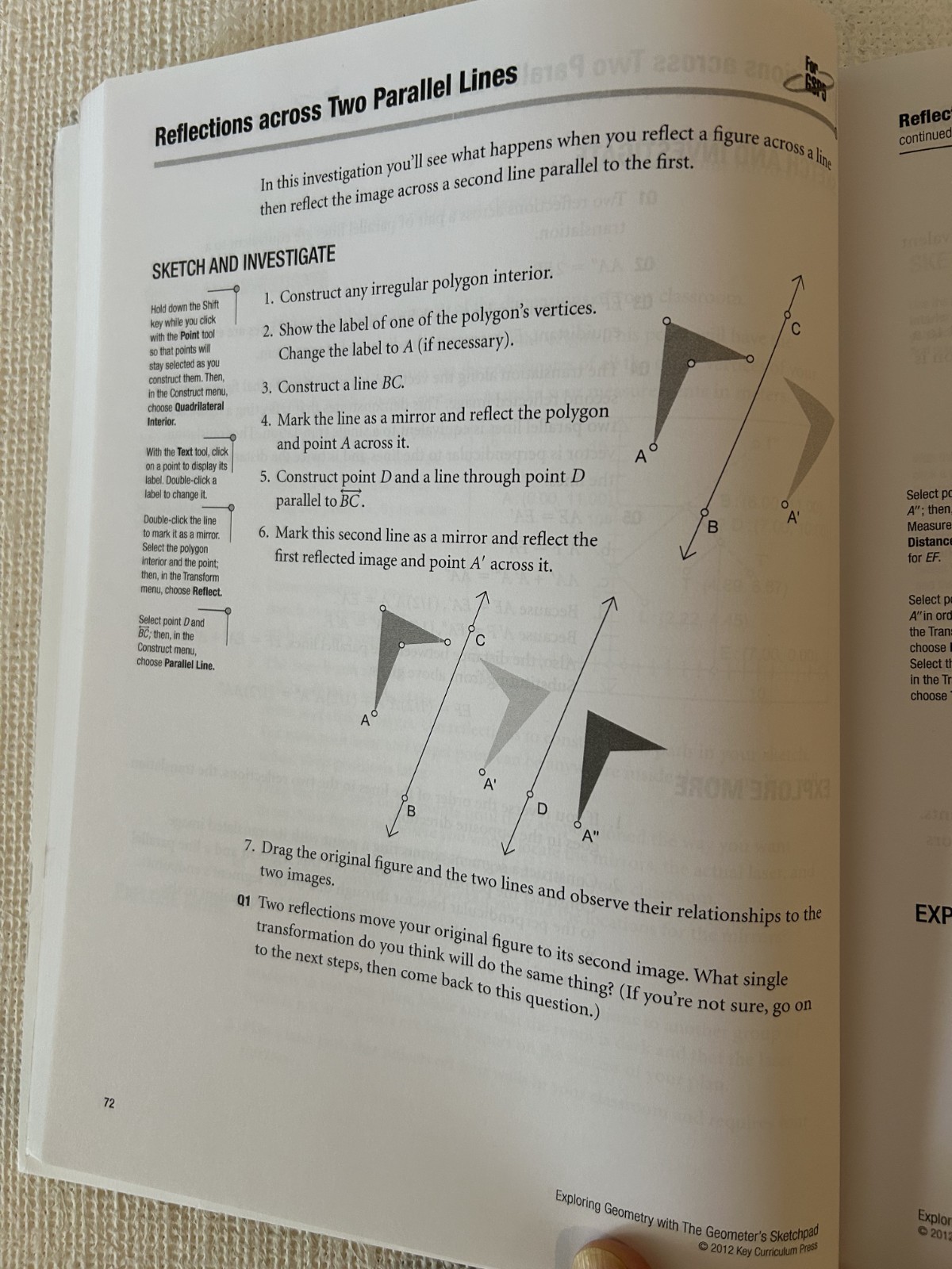 Common Core Ready, EXPLORING GEOMETRY – Version 5 – Key Curriculum Press