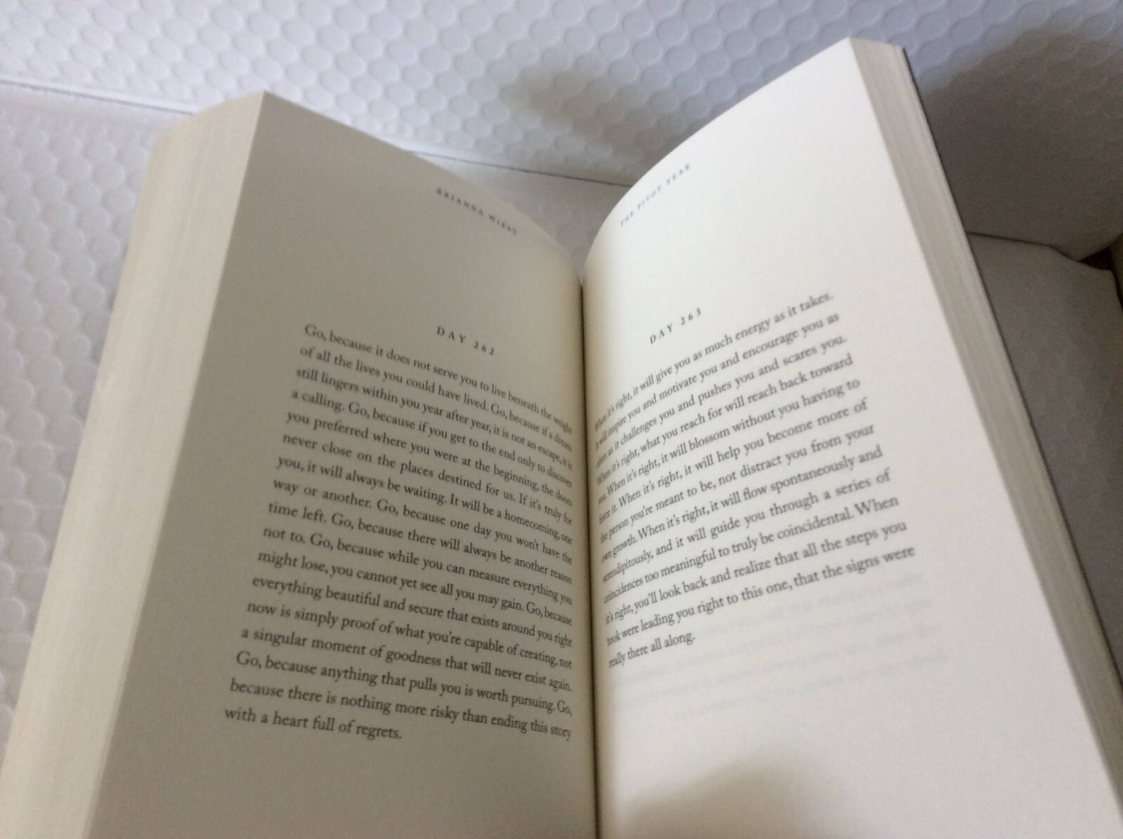 The Pivot Year: 365 Days Become the…by Brianna Wiest (2023, Paperback) SIGNED