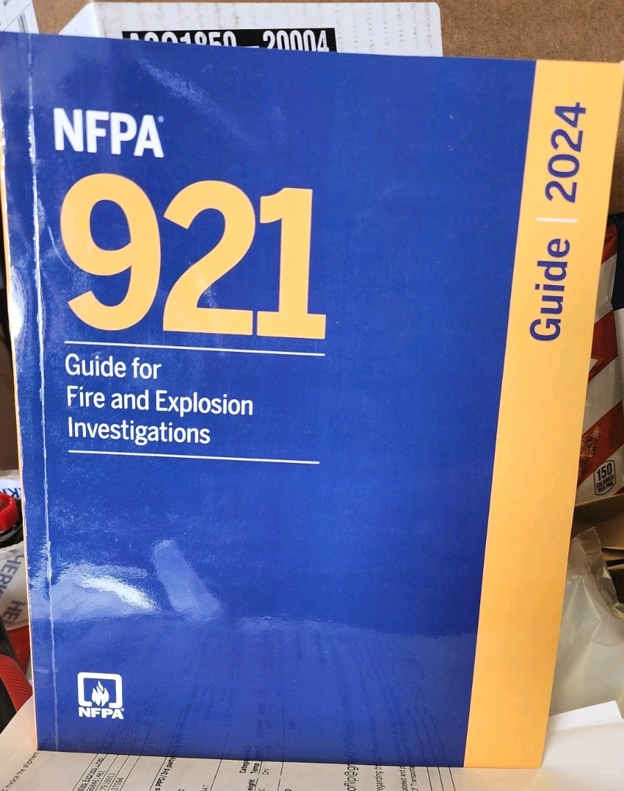 NFPA 921 2024 Guide for Fire and Explosion Investigations