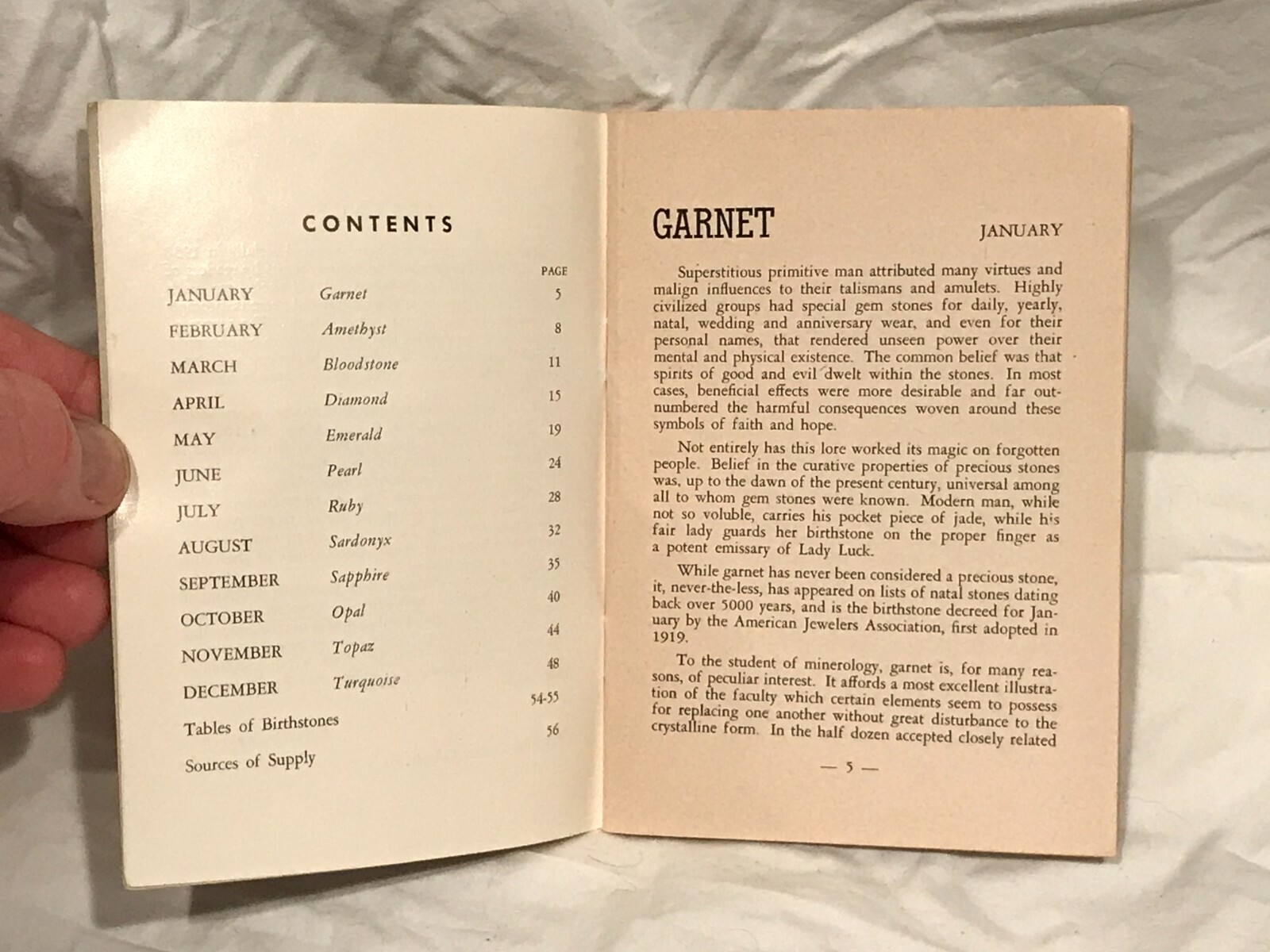 Beliefs Superstitions and Facts about the Birthstones Van Leuven First Edition