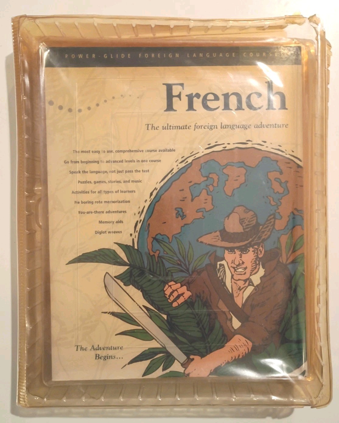Power Glide French Book Cassettes Homeschool Foreign Language Course Curriculum