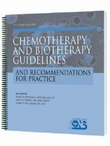 Chemotherapy and Biotherapy Guidelines and Recommendations for Practice…