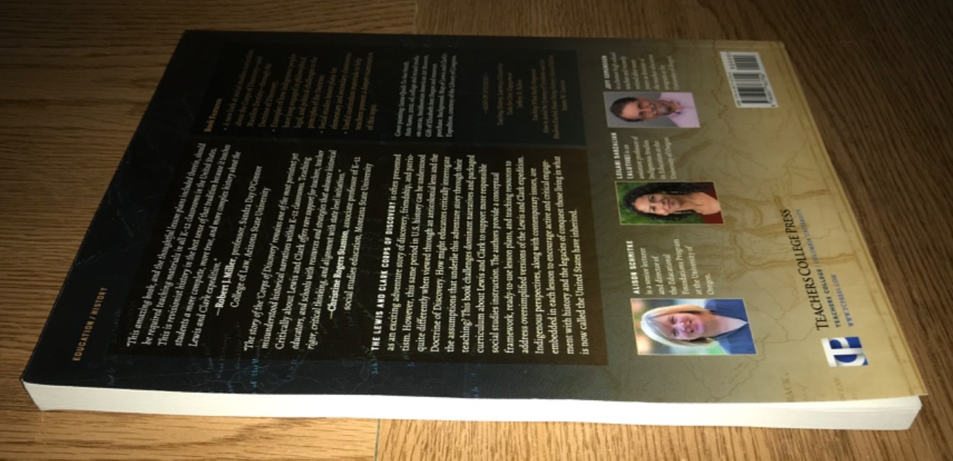 TEACHING CRITICALLY ABOUT LEWIS & CLARK BOOK CHALLENGING DOMINANT NARRATIVE K-12