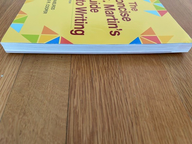 The Concise St Martin’s Guide to Writing 9th Edition by Axelrod, Cooper UNREAD