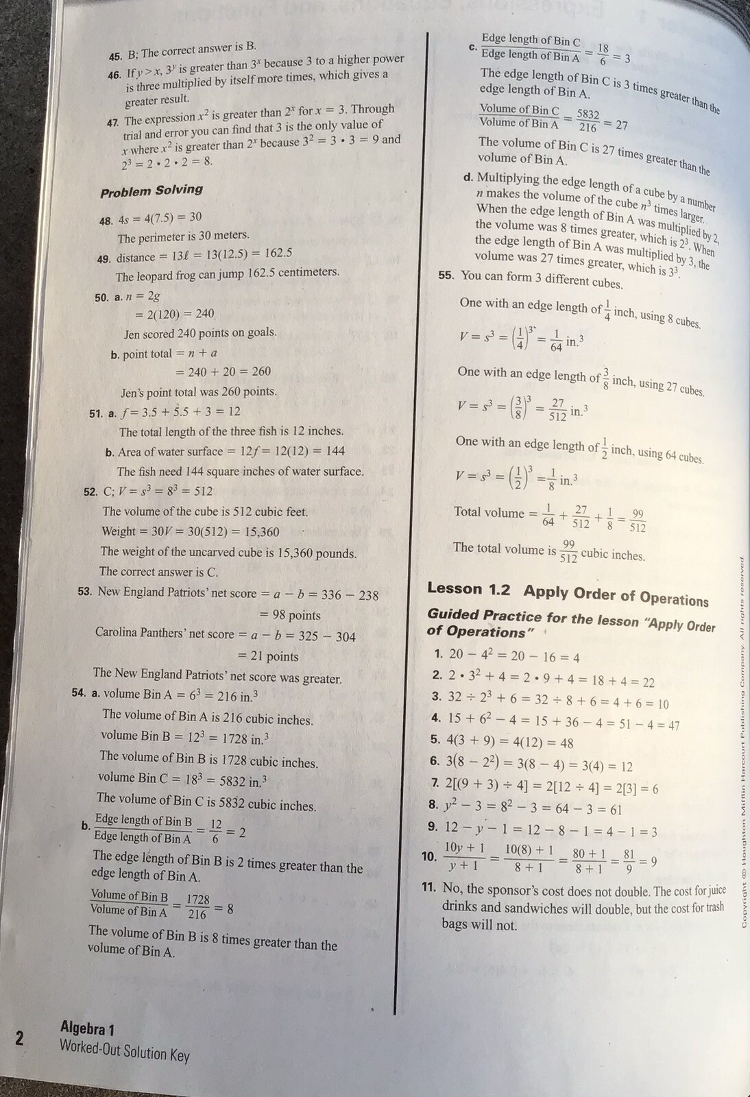 Holt McDougal Larson Algebra 1 Teacher Solution Key Tests Common Core Homeschool