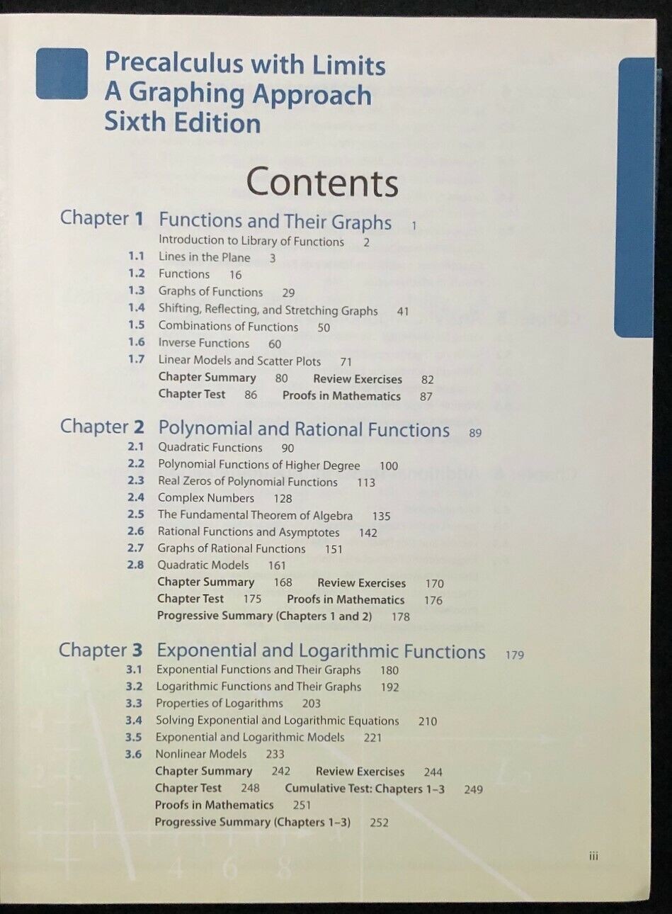 PRECALCULUS WITH LIMITS: A Graphing Approach (6th Edition) By Ron Larson (2012)