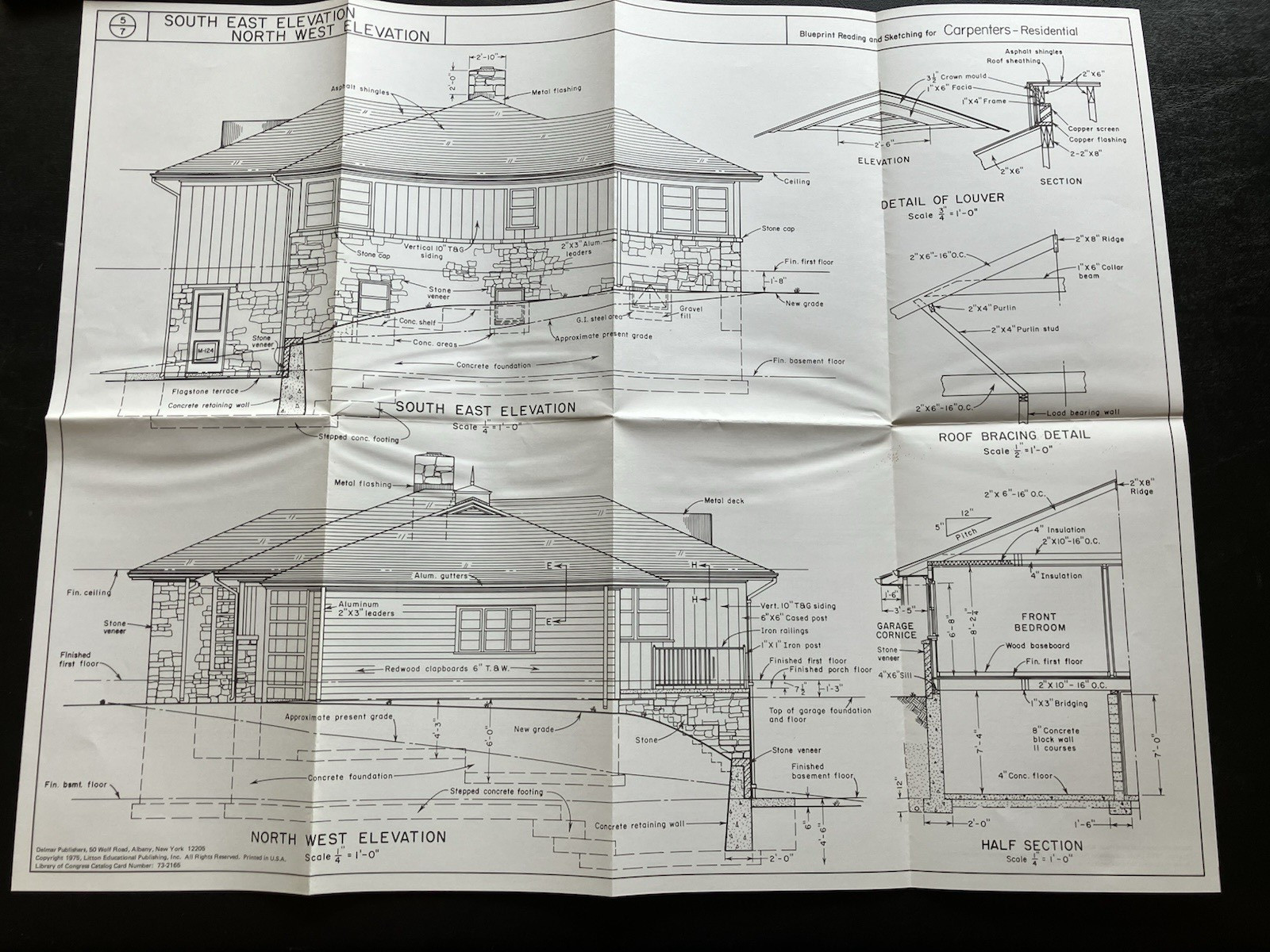 Blueprint Reading and Sketching for Carpenters: Residential (with Plans) Book