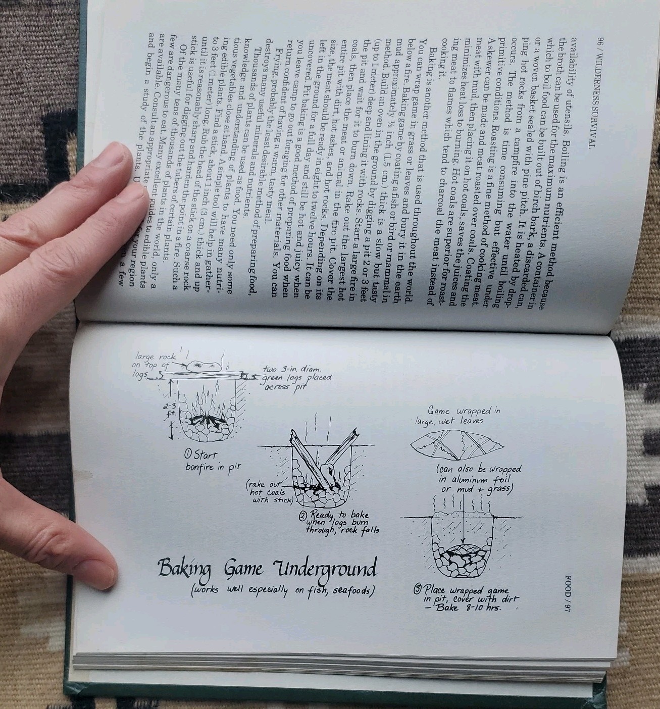 Wilderness Survival by Bernard Shanks 1980 Outdoor Recreationist Guide Hardcover