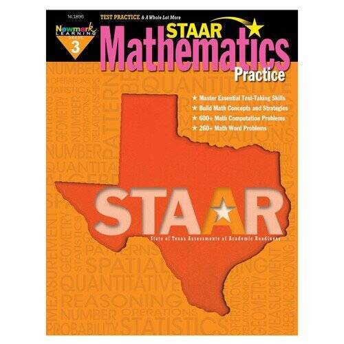 STAAR Mathematics Practice Grade 3 – Paperback By Multiple Authors – GOOD
