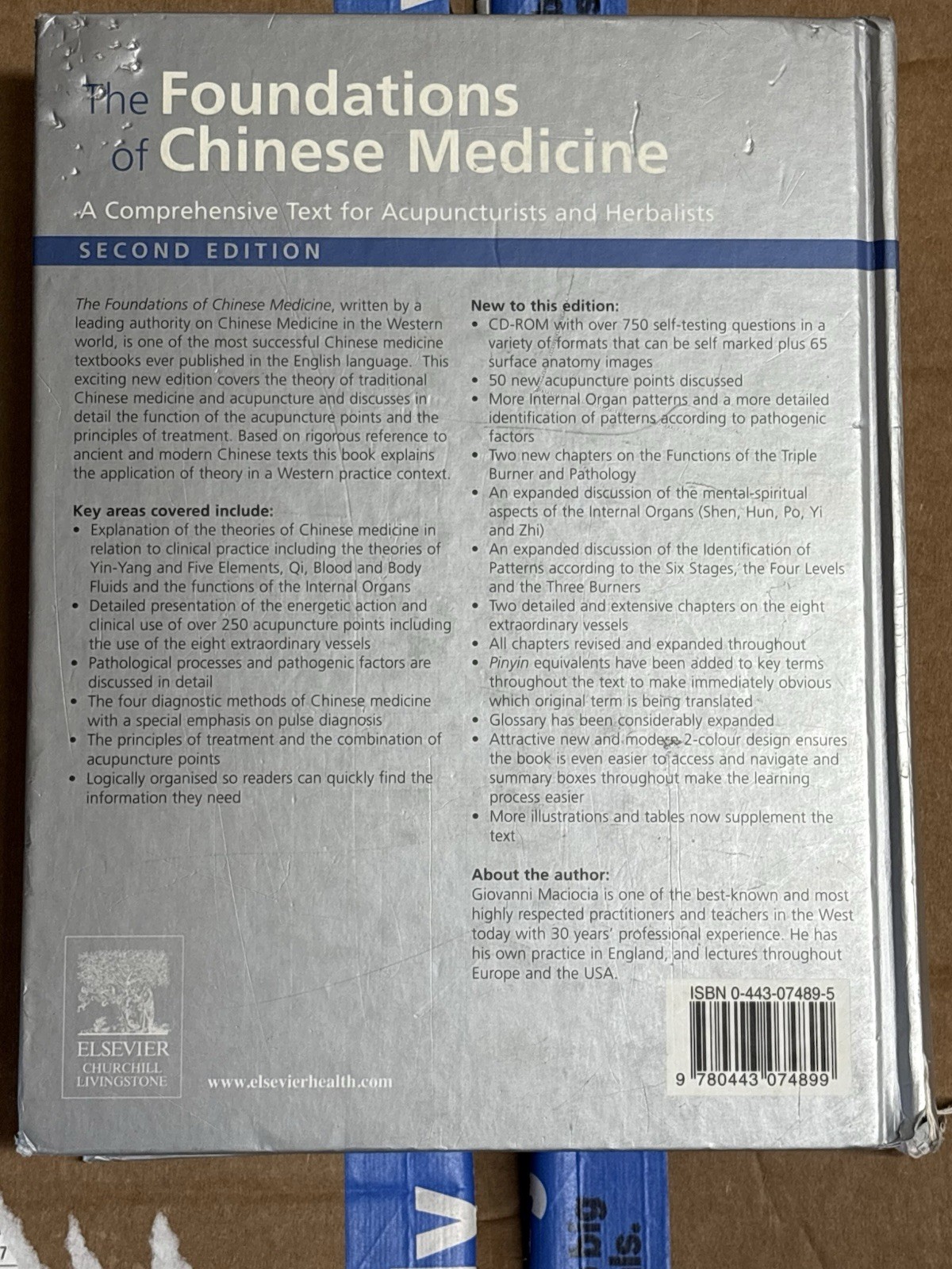 The Foundations of Chinese Medicine with CD Second Edition by Giovanni Maciocia