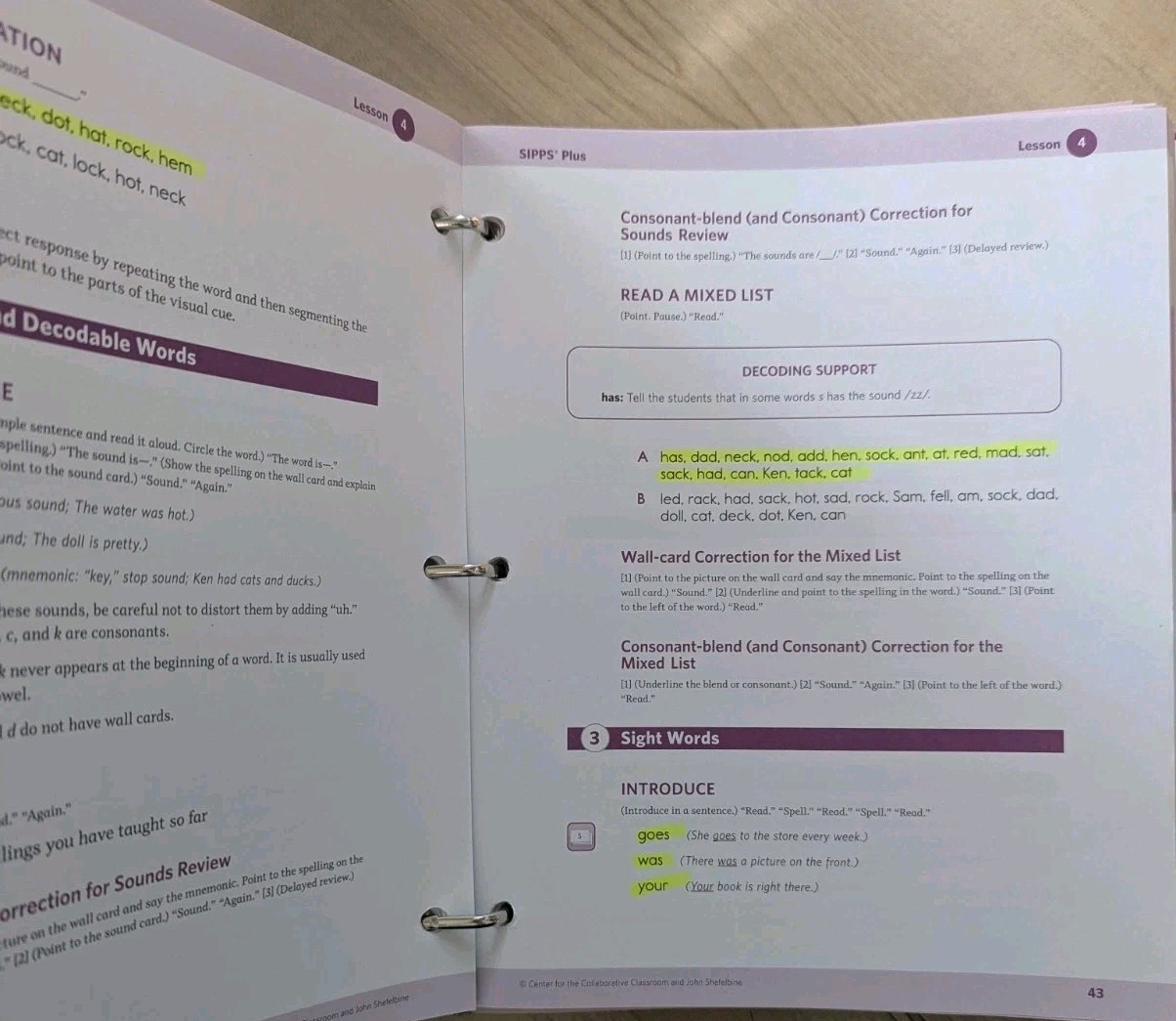 Sipps Teacher’s Manual Plus Decoding Support For Older Readers Fourth Edition