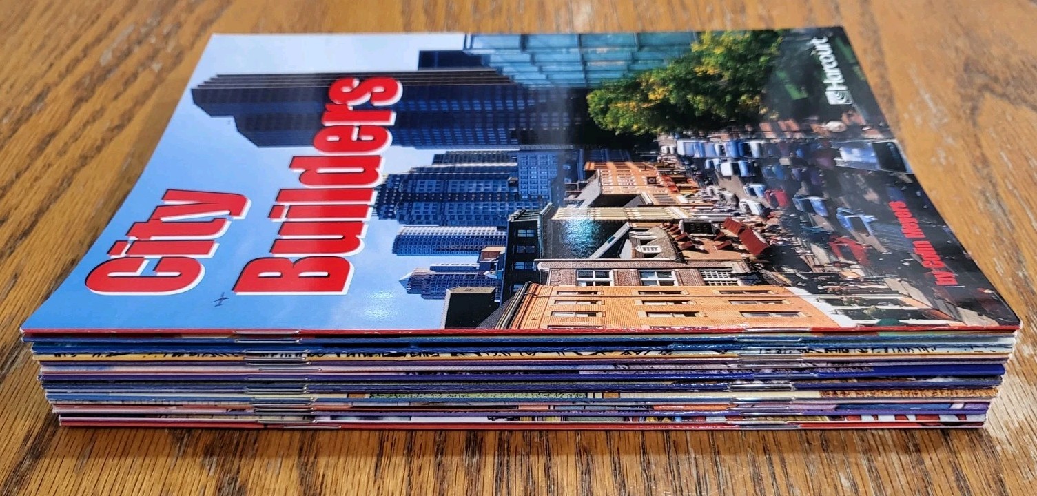 Lot Of 15 Harcourt Readers Level 4 Classroom/Homeschool Library Books