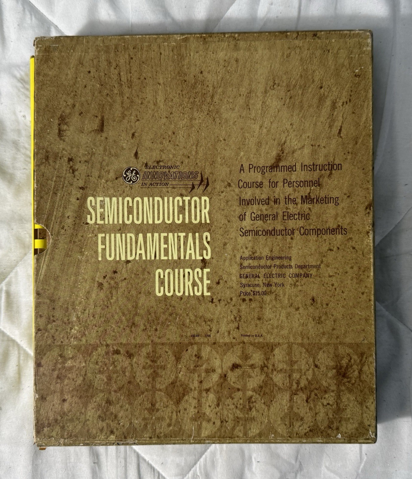 1966 Semiconductor Fundamentals Course, General Electric, Syracuse NY Box Set