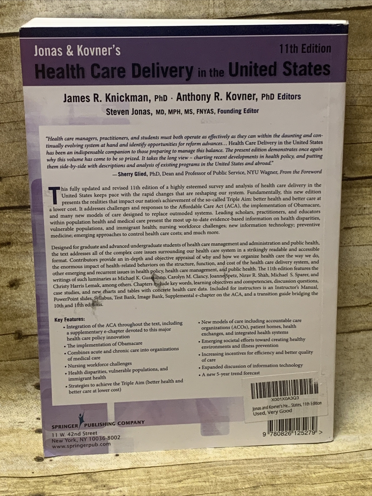 Health Care Delivery in the United States, Knickman & Kovner, 11th Edition