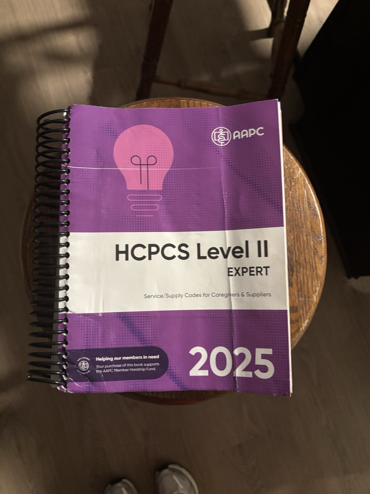 AAPC HCPCS Level II Expert 2025 Spiral Textbook Medical Coding English
