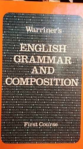 Warriner’s English Grammar and – Hardcover, by Warriner John E. – Acceptable