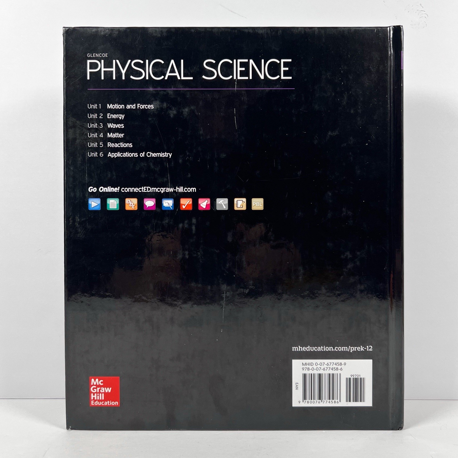 Glencoe Physical Science Teacher Edition Hardcover 2017 McGraw-Hill Education