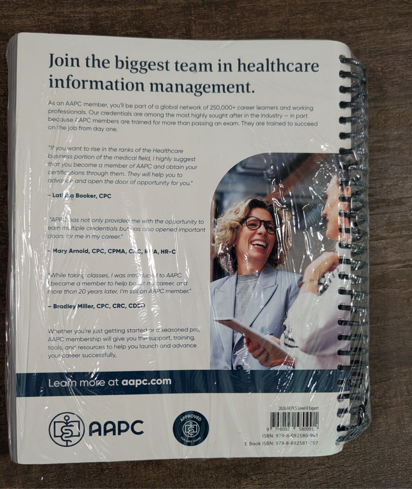 AAPC HCPCS Level II Expert 2026 Spiral New/Sealed ISBN 979-8-89258-099-1