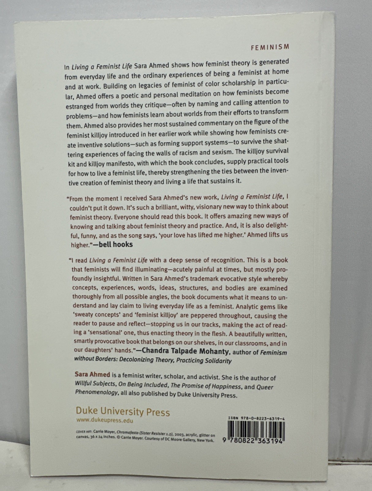Living a Feminist Life by Sara Ahmed (2017, Trade Paperback)
