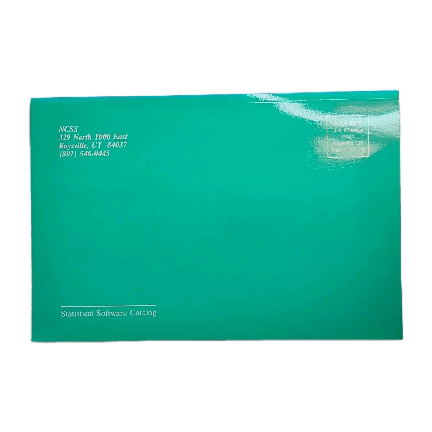 1991 NCCS Statistical Software Catalog
