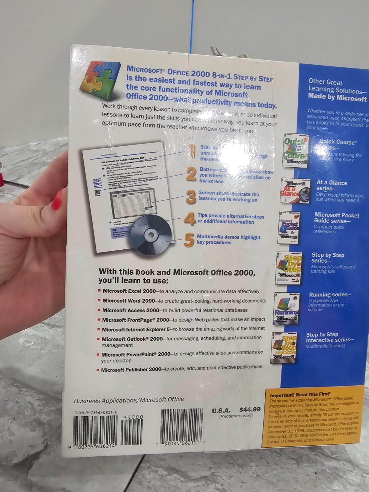Microsoft Office 2000 8-In-1 Step by Step (Step by Step (Microsoft)) First Ed.