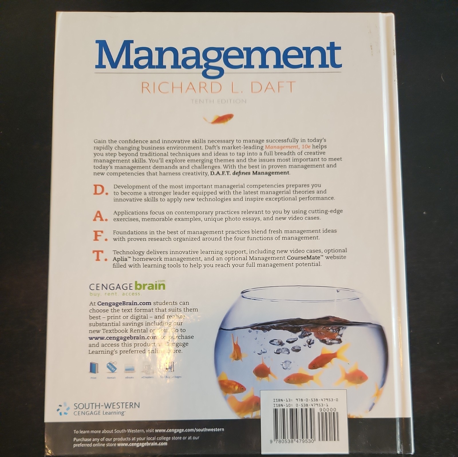 Management by Richard L. Daft (2011, Hardcover)