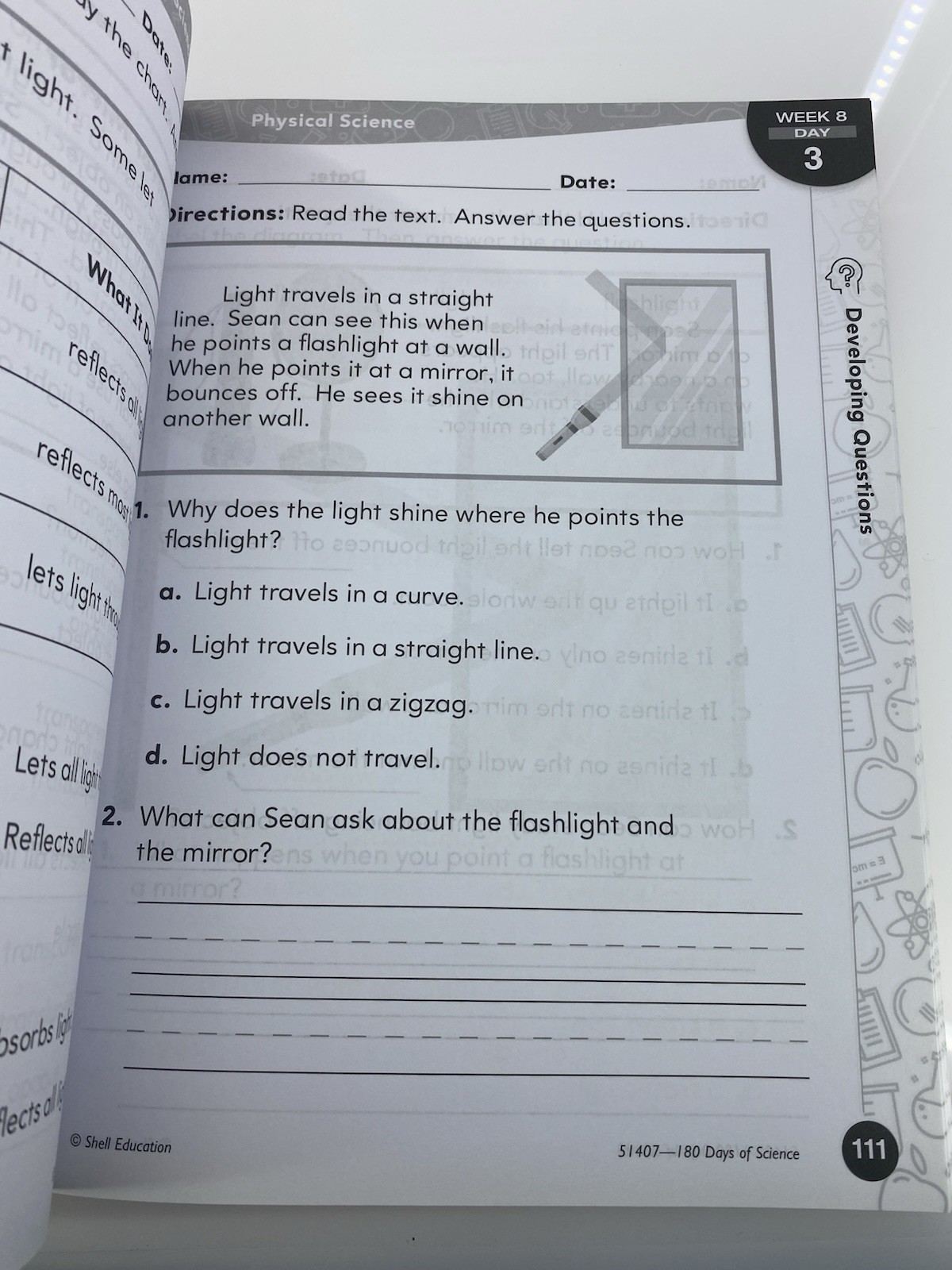 180 Days of Science for First Grade: Practice, Assess, Diagnose (TCM) NEW