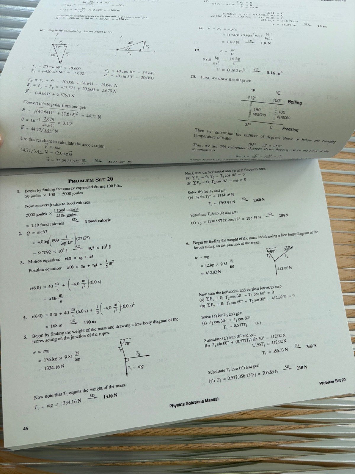 Saxon Physics SOLUTIONS MANUAL excellent condition!!