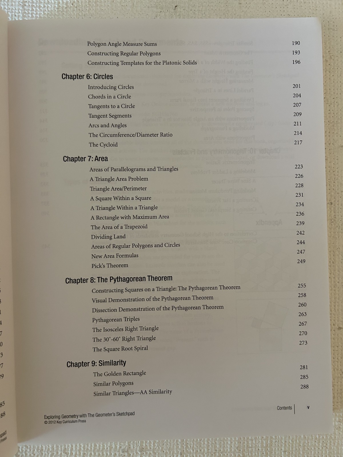 Common Core Ready, EXPLORING GEOMETRY – Version 5 – Key Curriculum Press