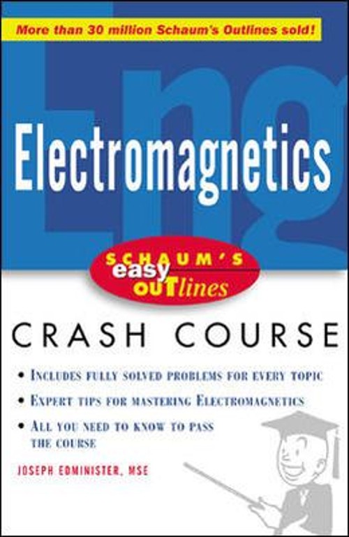 Schaum’s Easy Outline of Electromagnetics Paperback Joseph Edmini