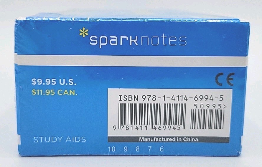 NEW SparkNotes Chemistry Study Cards 600 Flashcards Homeschool Study Aids Sealed