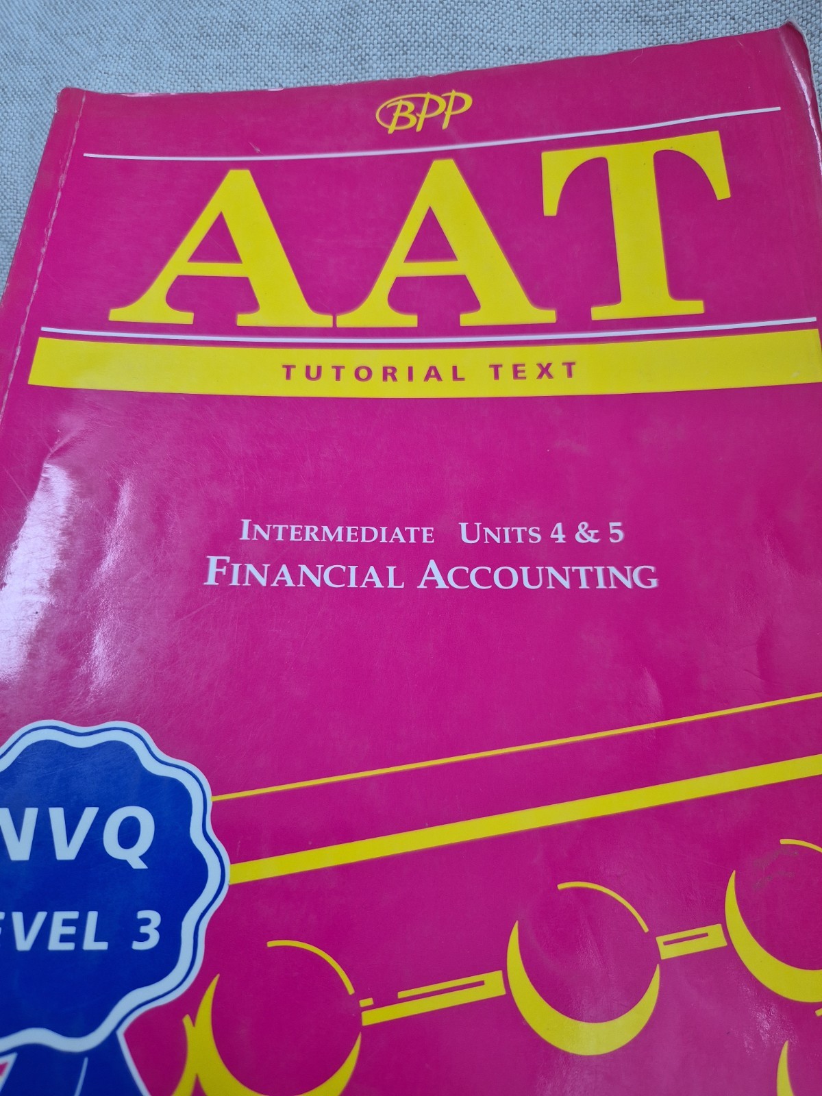 AAT NVQ: Financial Accounting INTERMEDIATE Units 4 & 5 (TUTORIAL TEXT) Book