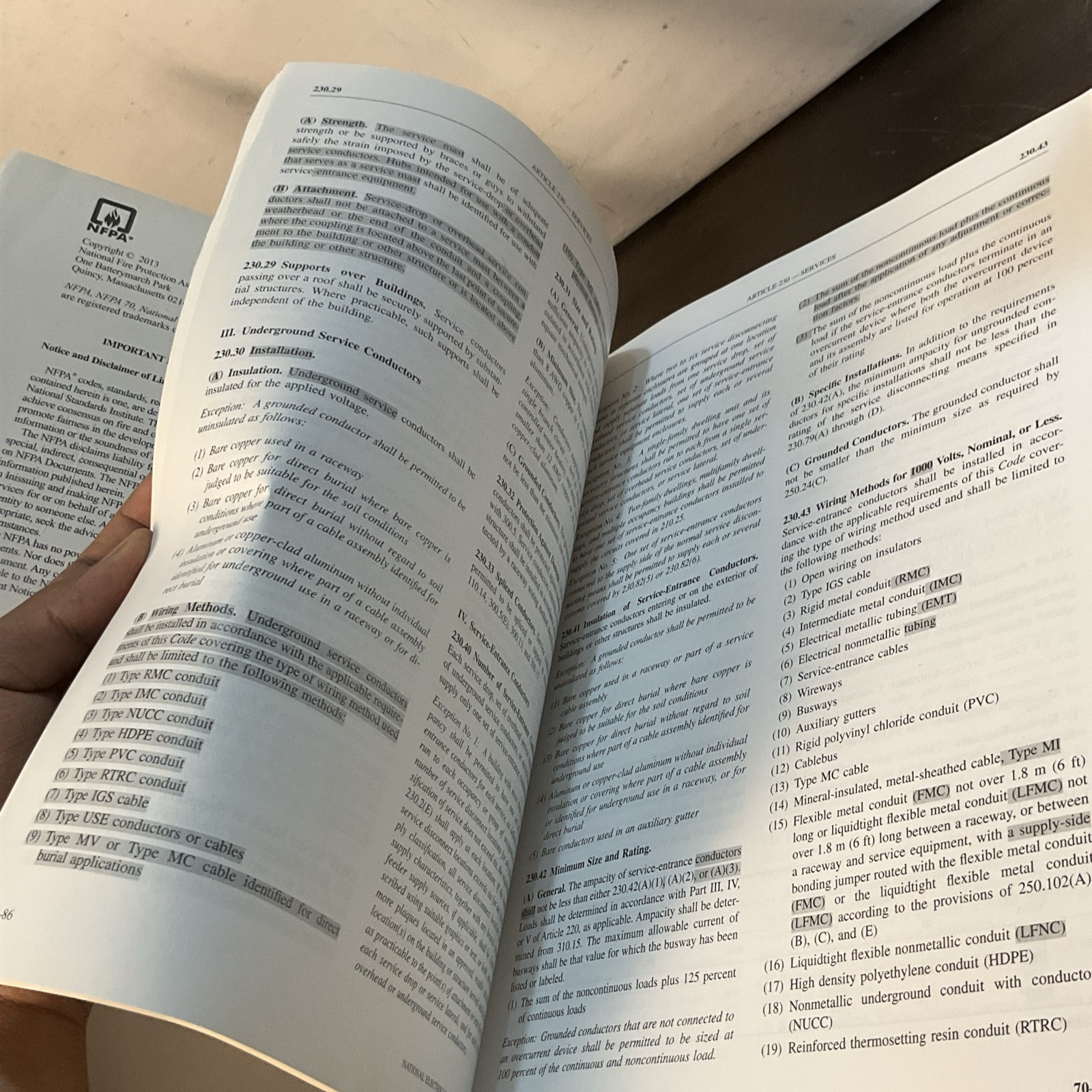 NFPA 70 National Electrical Code (NEC) 2014 Edition – Softcover – NFPA Code Boo
