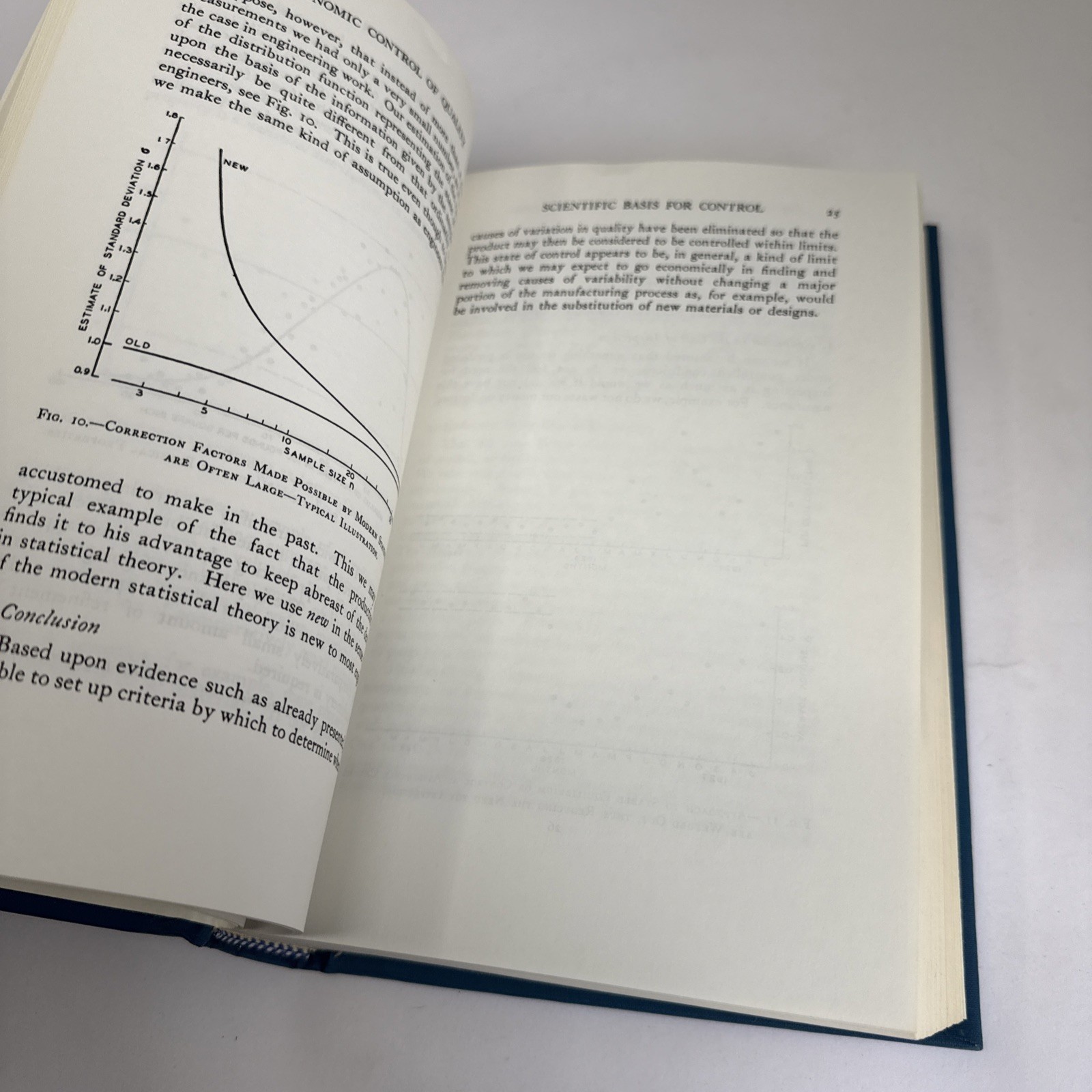 Shewhart Economic Control of Quality Manufactured Product 1980 ASQC HC Deming SP