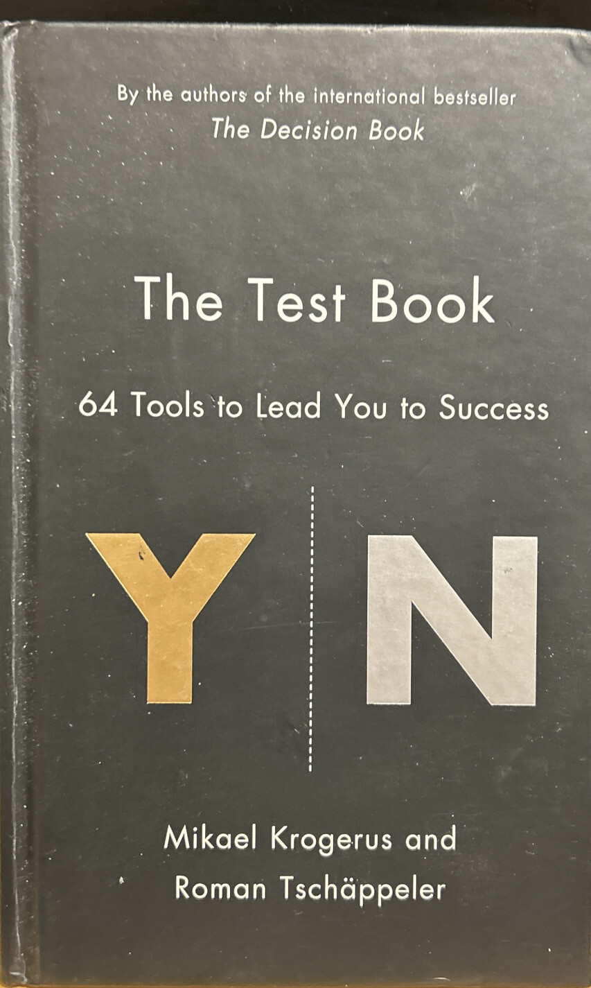 The Test Book: 64 Tools to Lead You to Success by Roman Tschappeler, Mikael…
