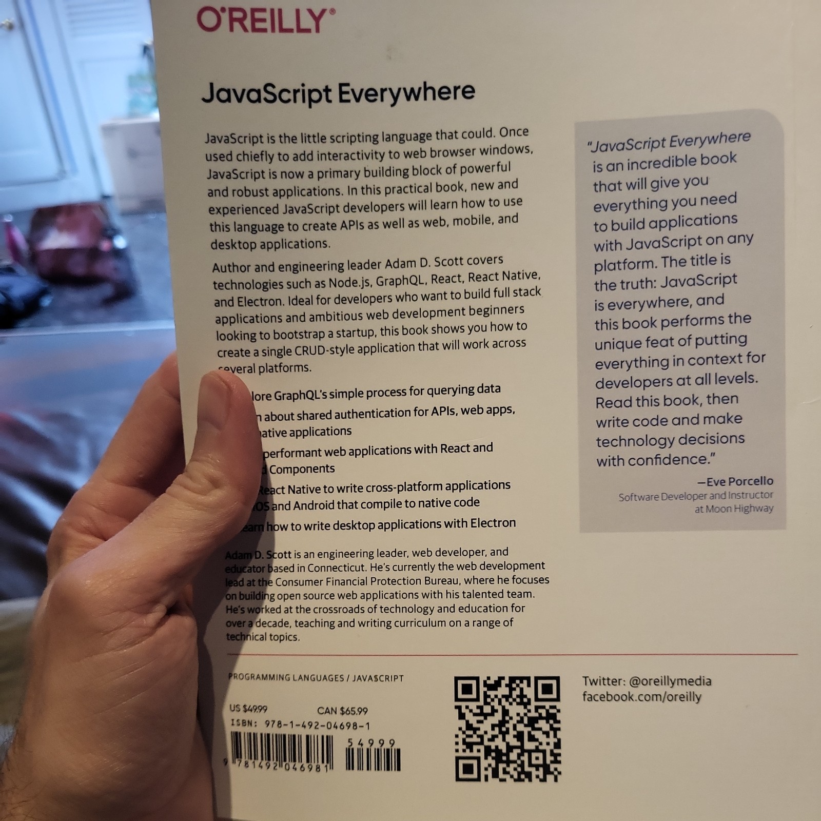 JavaScript Everywhere : Building Cross-Platform Applications with GraphQL,…