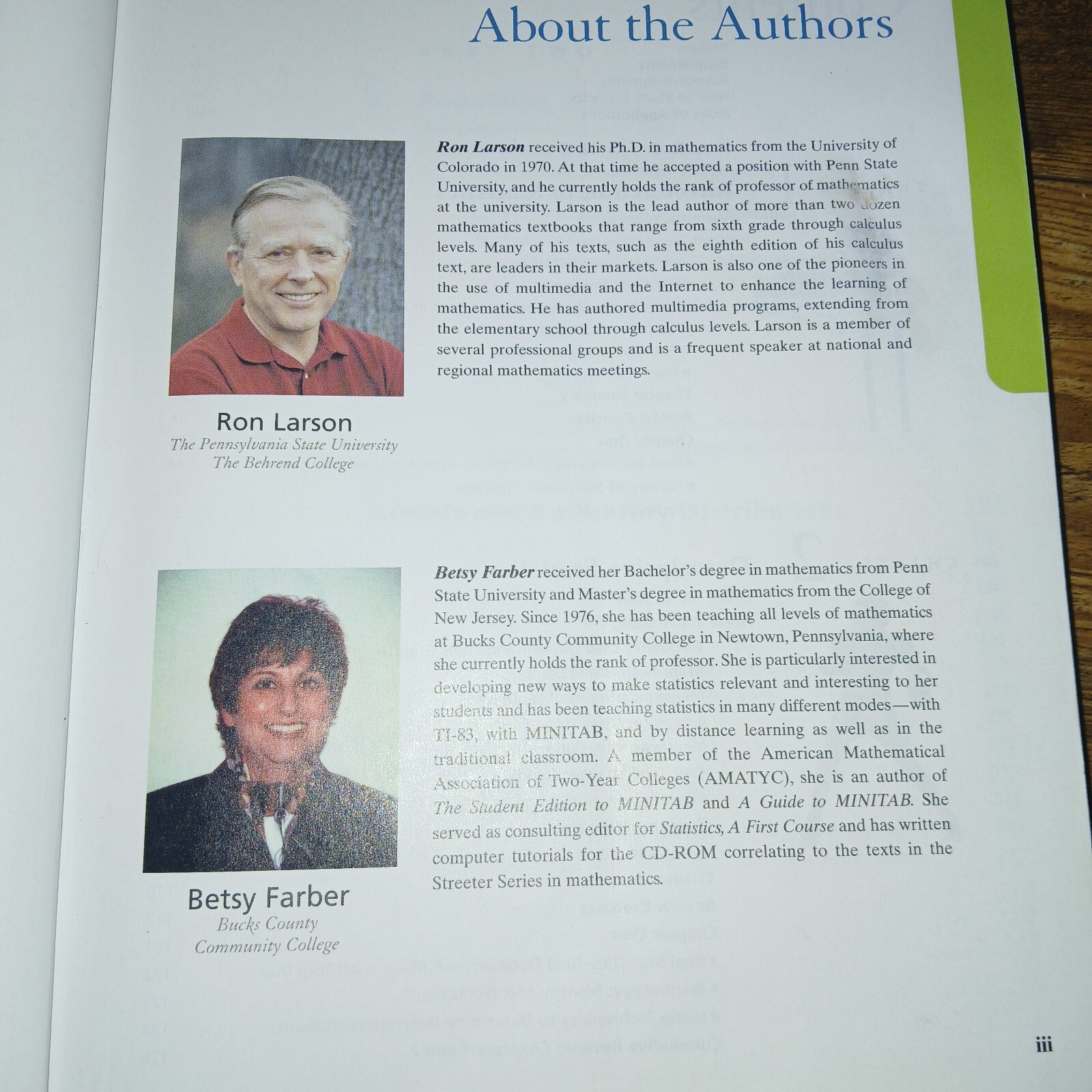 Elementary Statistics: Picturing the World – Larson, Farber – Good – Hardcover