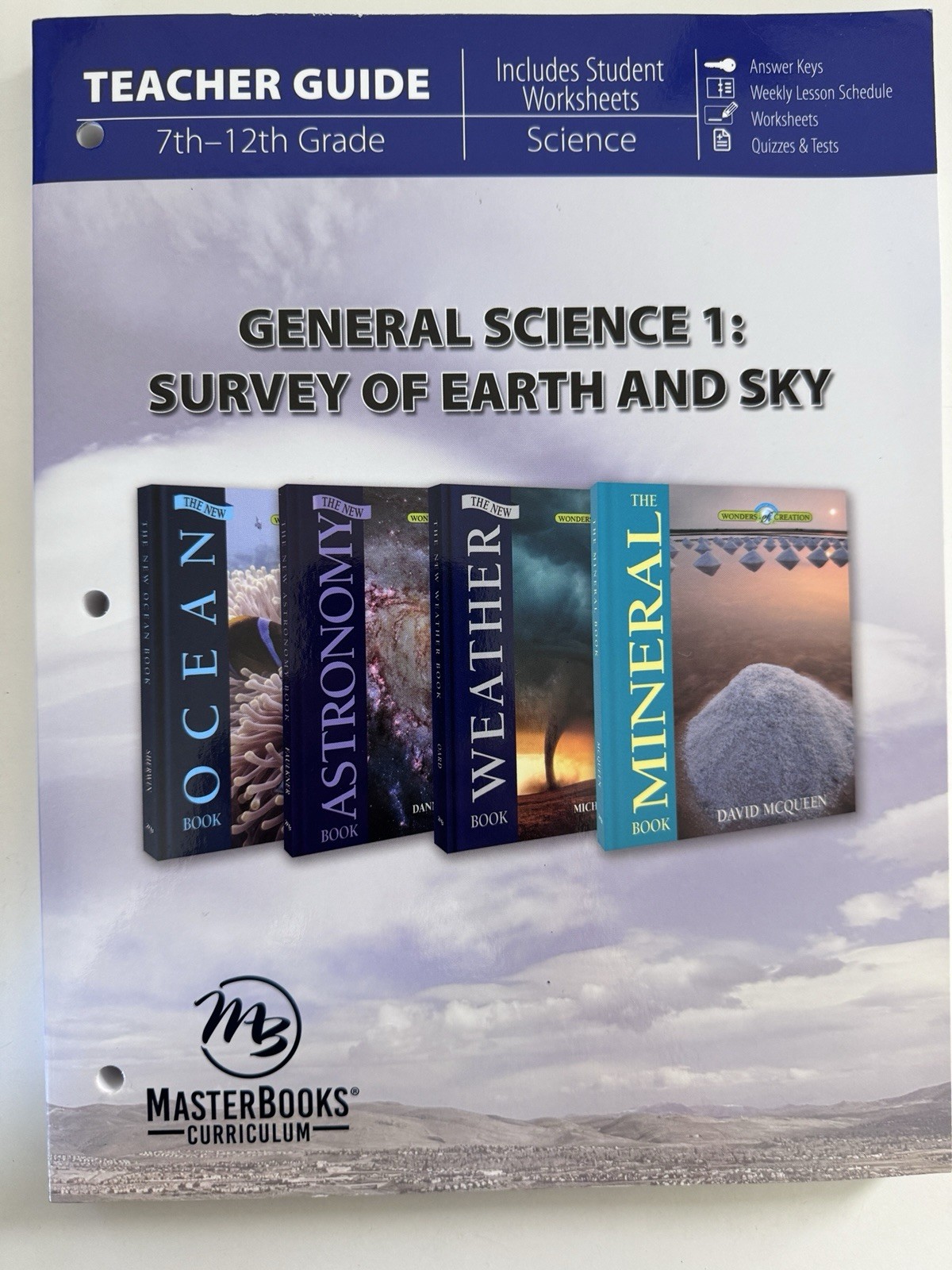 Master Books General Science 1 Survey of Earth & Sky Curriculum Pack Homeschool