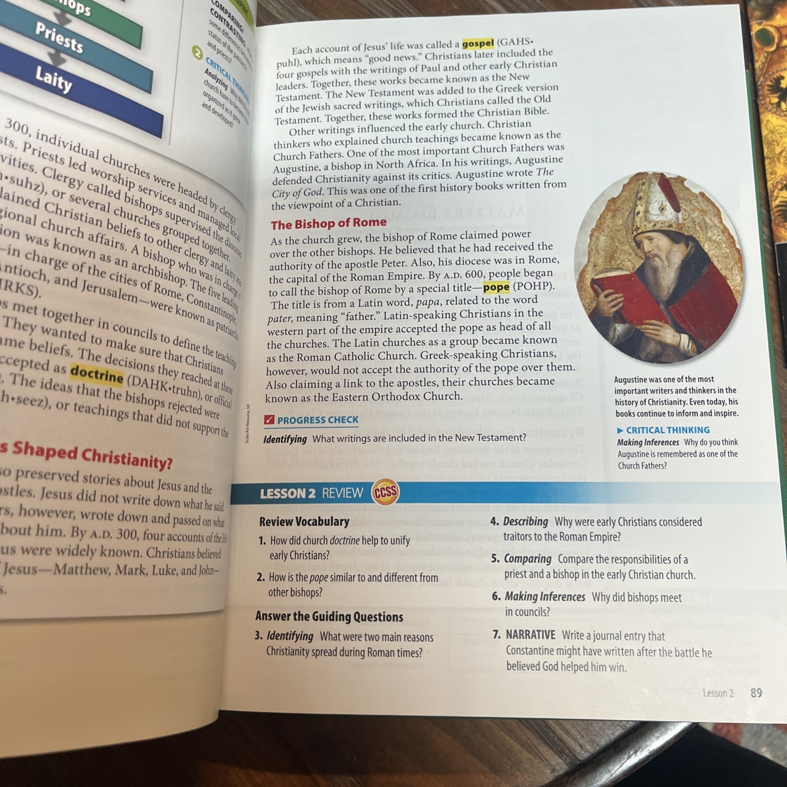 McGraw-Hill Discovering Our Past Modern Times Grade 7 Textbook & Test Book 2007