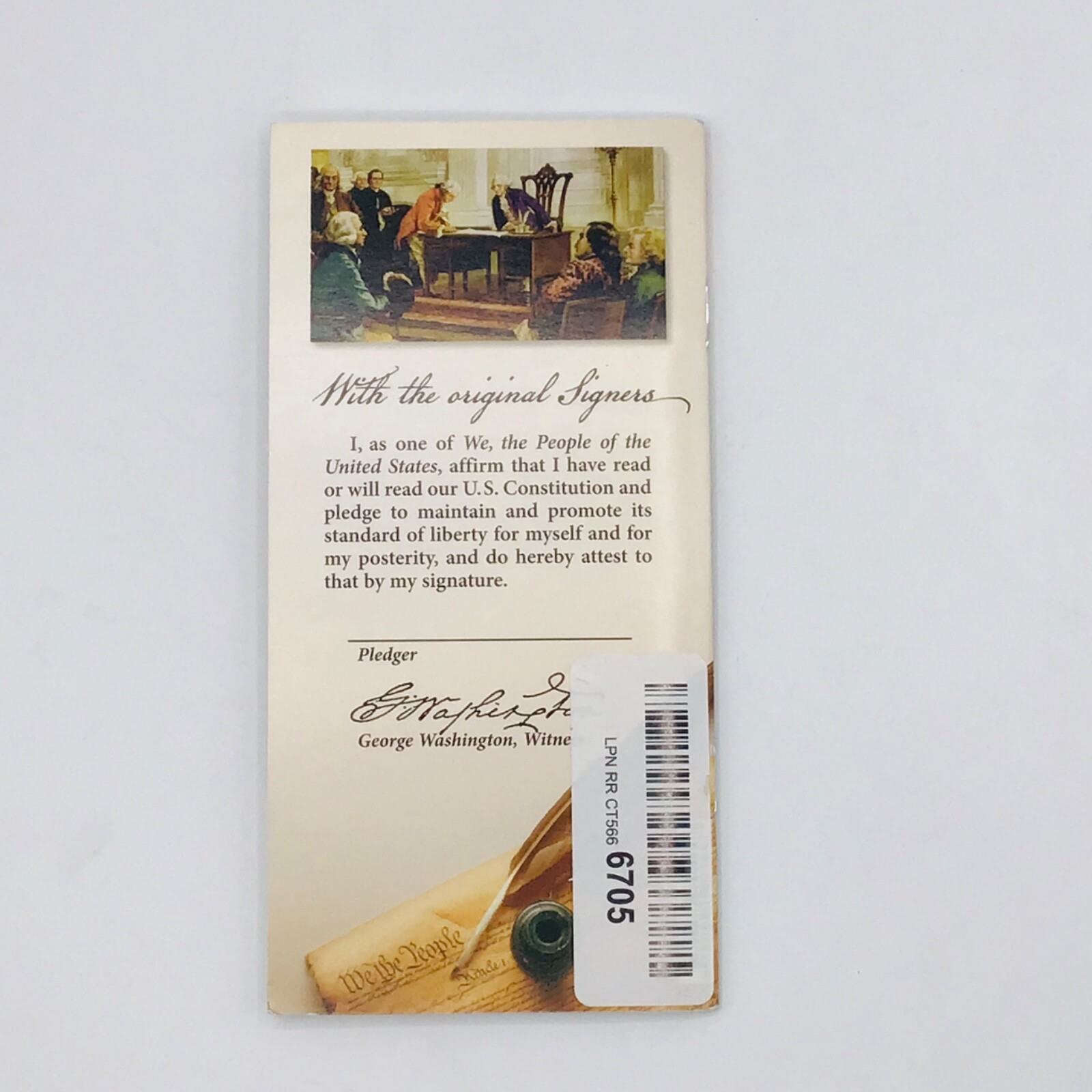 Pocket Guide Constitutions United States + Declaration of Independence Patriot