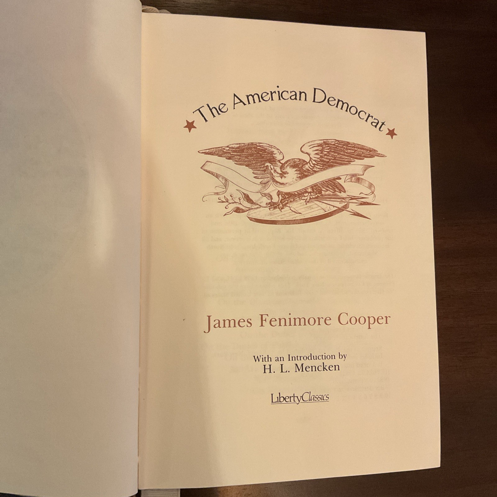 (Ex-Library) The American Democrat