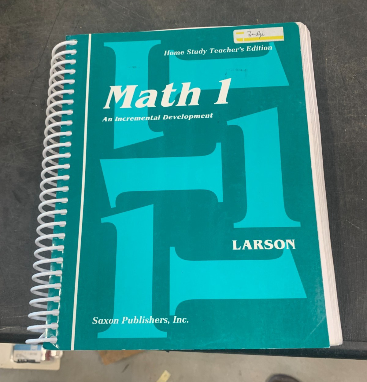 Saxon Math 1 Home Study Teacher’s Edition 1st Grade Homeschool Spiralbound