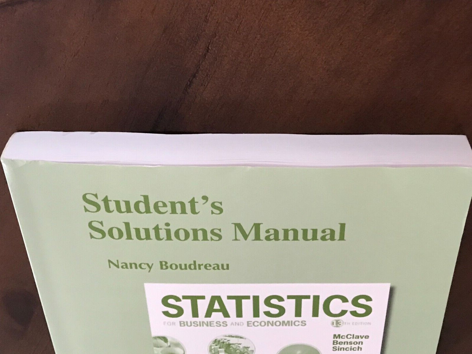 Statistics for Business Economics 13th Edition McClave + Student Manual