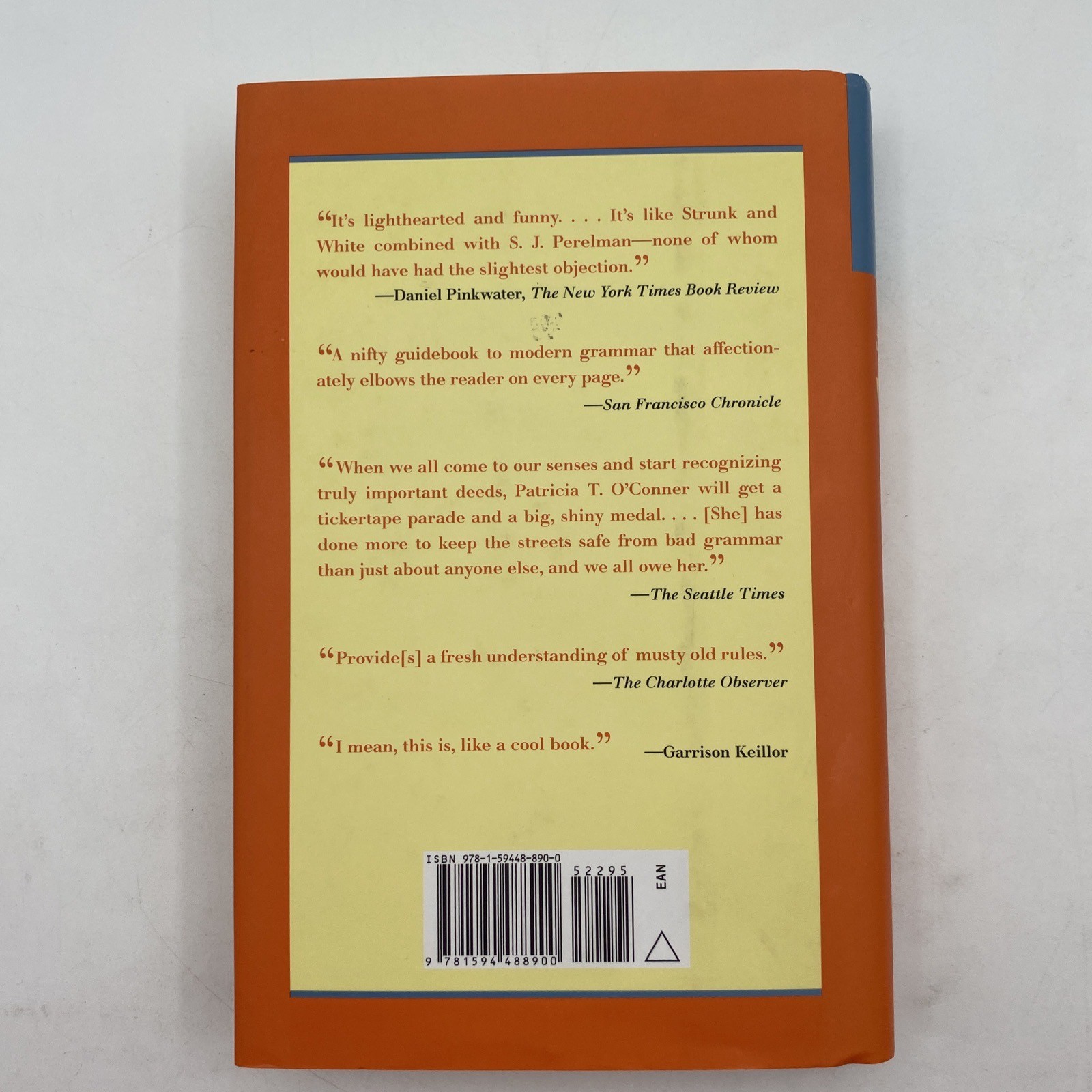 Woe Is I: Updated & Expanded Third Edition. Patricia T. O’Conner -Hardcover Book